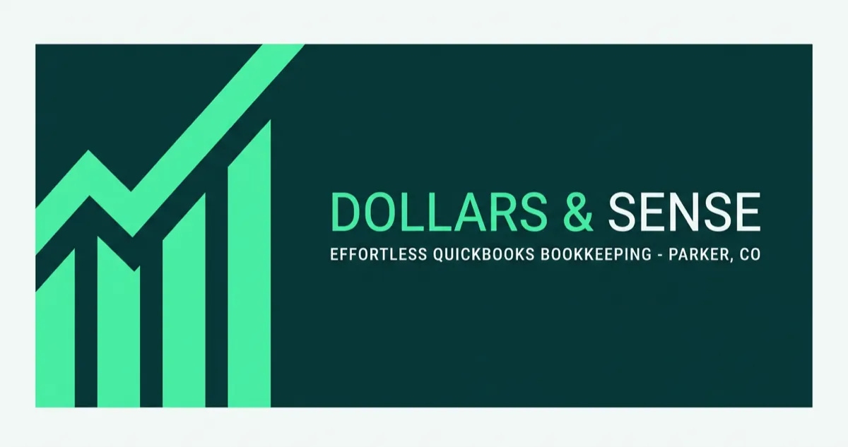Dollars & Sense Bookkeeping banner ad, Modern Ledger