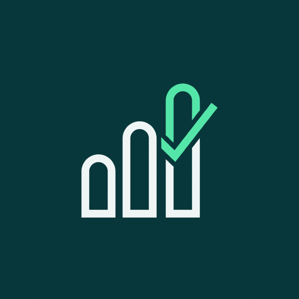 Dollars & Sense Bookkeeping logo on dark